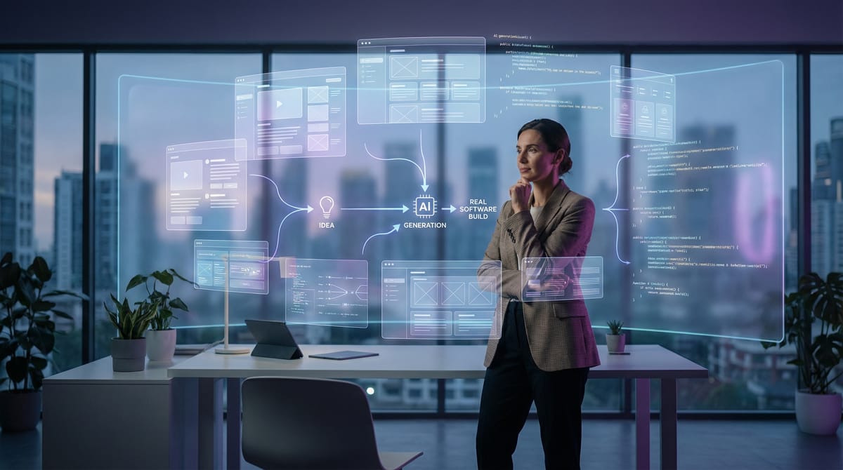 Vibe coding for entrepreneurs: Build software by describing your vision